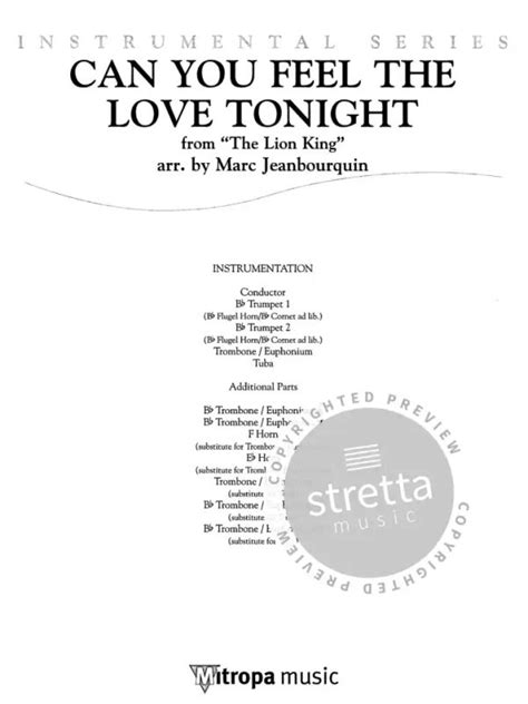 Can You Feel The Love Tonight From Elton John Buy Now In The Stretta