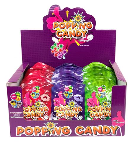 Buy Popping Candy With Lollipop 3 Pack Online Lolly Warehouse