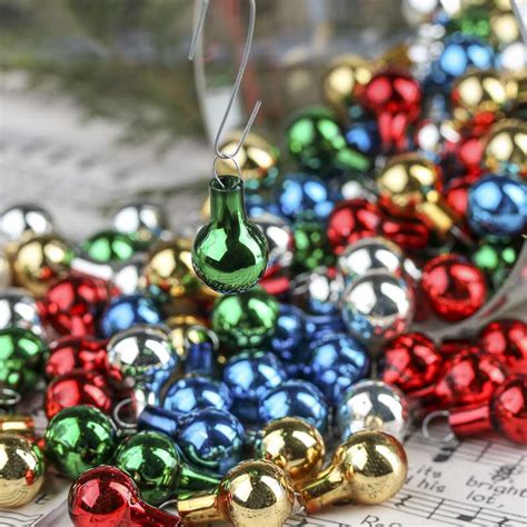 Miniature Glass Ball Ornaments Christmas Ornaments