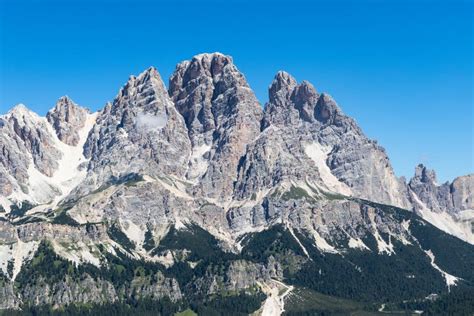 Dolomites Cortina D Ampezzo Italy Stock Photo Image Of Clouds