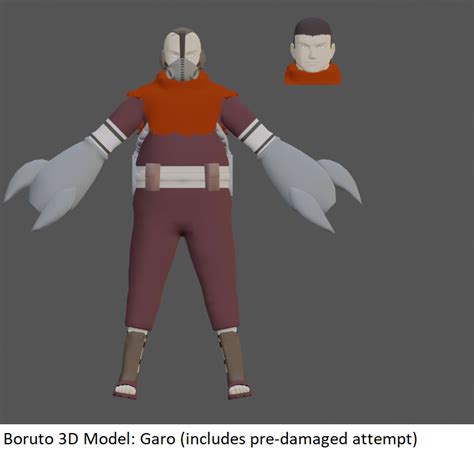 Boruto 3d Model Garo By Chakrawarrior2012 On Deviantart