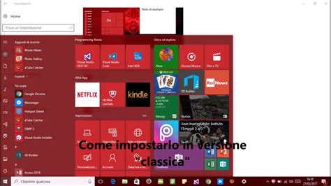 Il Menu Start Di Windows 10 Come Fare A Il Computer In Pratica