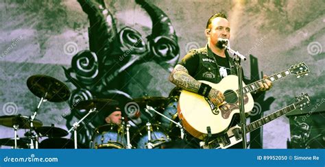 Volbeat Live Concert 2016 Heavy Metal Band Editorial Image Image Of