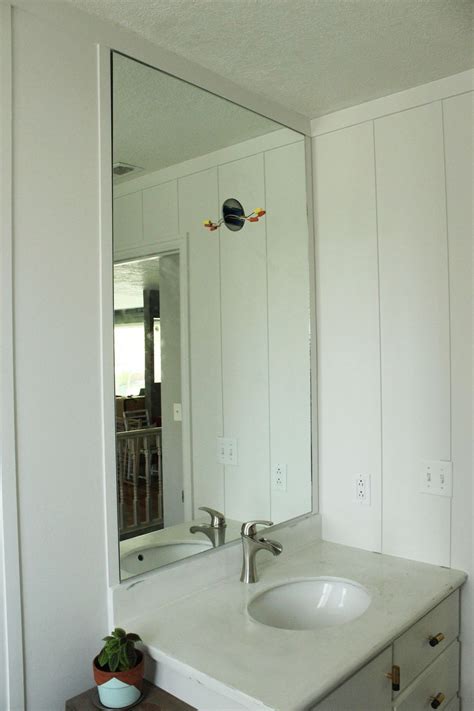 professionally install bathroom mirror