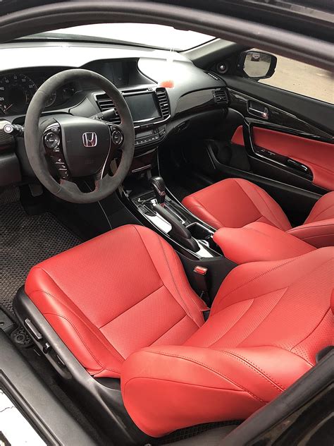 Got My 16 Accord Coupe From Shop With Seats In Red Eco Leather