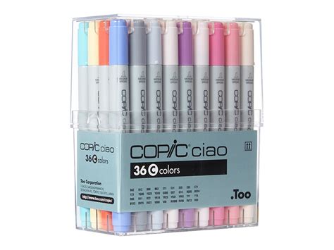 Copic Ciao Markers 36 Color Set C