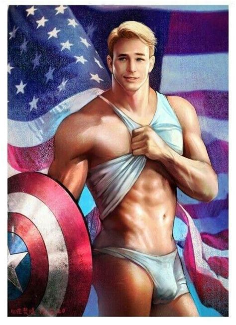 Steve Rogers Captain America Marvel Comics Heroe Tom Of Finland