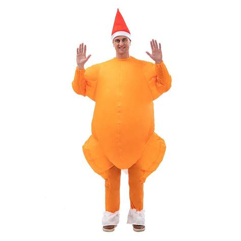 Funny Adult Inflatable Turkey Blow Up Suit Costume