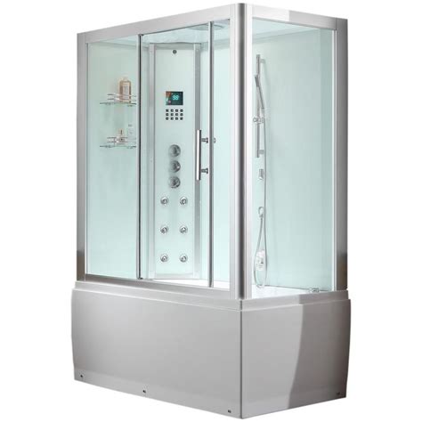 Please follow and like us Ariel Platinum 59 in. x 87.4 in. x 32 in. Steam Shower ...
