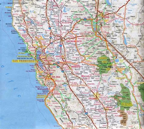 Map Of Northern California Cities Printable Maps