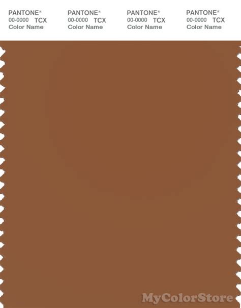 Pantone Smart 18 1148 Tcx Color Swatch Card Pantone Caramel Cafe
