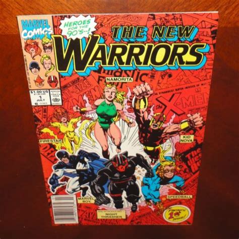 The New Warriors 1 Marvel Comics 1990 Vf Ebay