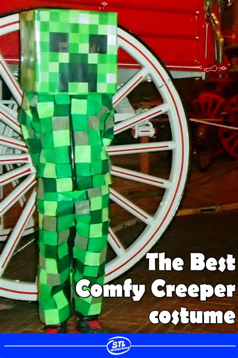 Easy Minecraft Creeper Costumethats Comfy To Wear Creeper Costume Minecraft Halloween