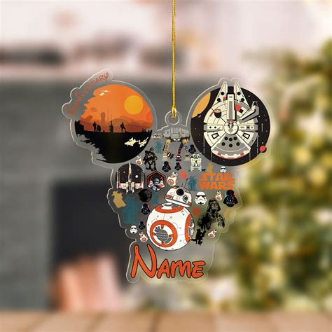 Personalized Star War Christmas Ornament Darth Vader Etsy