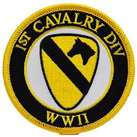 1st Cavalry Division Patch Pm0336 The National Wwii Museum