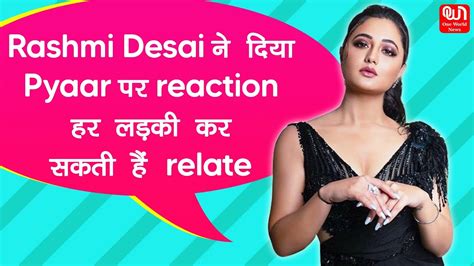 Rashmi Desai Opens About Love Relationship Youtube