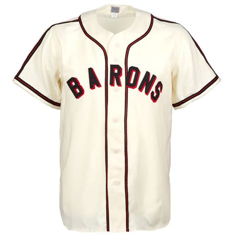 Birmingham Black Barons 1940 Home Jersey Ebbets Field Flannels