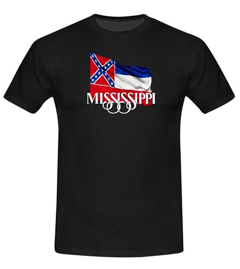 Mississippi 1894 State Flag And Logo T Shirt