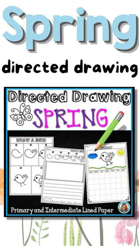 Spring Directed Drawing For Elementary Early Elementary Resources