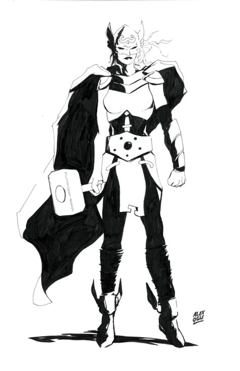 Jane Foster Thor By Alex Ogle In Anika Itos Jane Foster Commissions