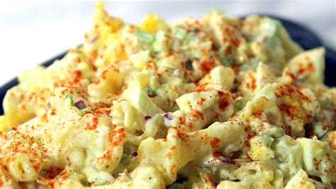 Add the chopped onion and celery to the pasta bowl. 52 Ways to Cook: Deviled Egg PASTA Salad - Church PotLuck ...