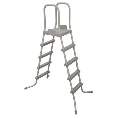 Bestway 58337e Bw 52 In Steel A Frame Pool Ladder At