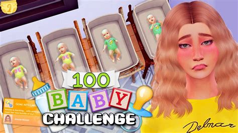 Four Babies 😫 100 Baby Challenge 2 🌻👶 The Sims 4 Youtube