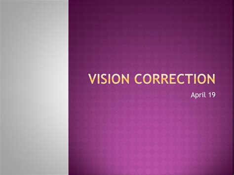 ppt vision correction powerpoint presentation free download id 2560856