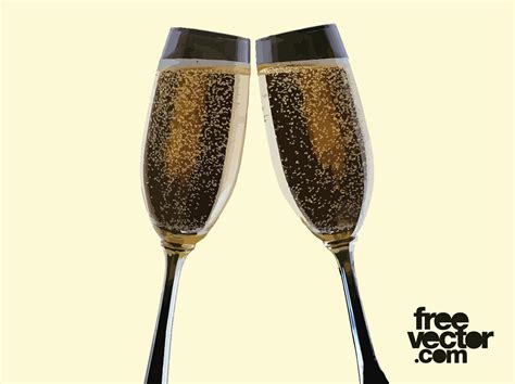 Champagne Glass Vectors Vector Art And Graphics