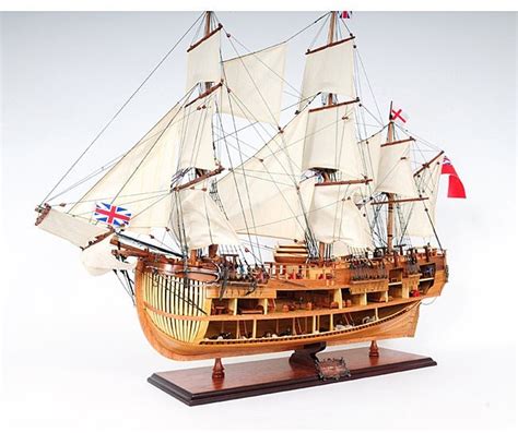 Old Modern Handicrafts Hms Endeavour Open Hull Model Ship Shopstyle