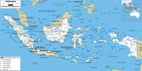 Detailed Clear Large Road Map Of Indonesia Ezilon Maps