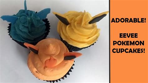 Eevee Lution Cupcakes Easy Pokemon Go Cupcake Tutorial Cakes For