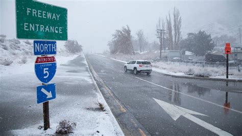 Storm Brings Rain Snow To California Nbc Los Angeles