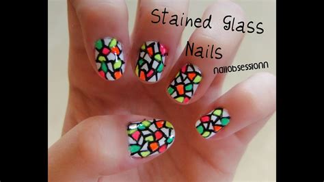 Stained Glass Nails Youtube