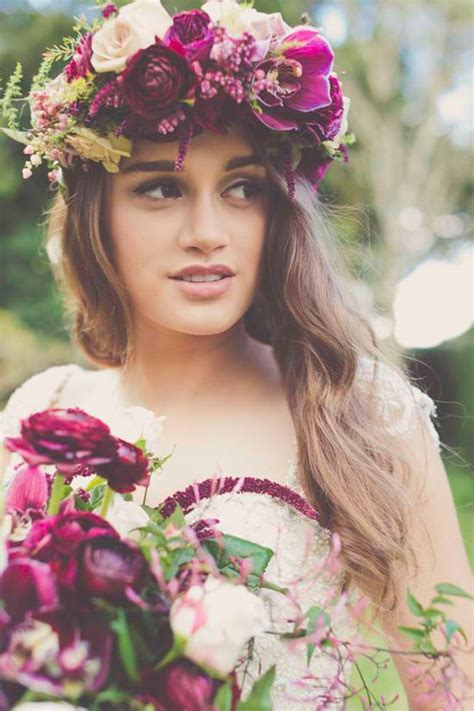 Lush Garden Bridal Inspiration Polka Dot Bride Bridal Inspiration Bridal Floral Crown