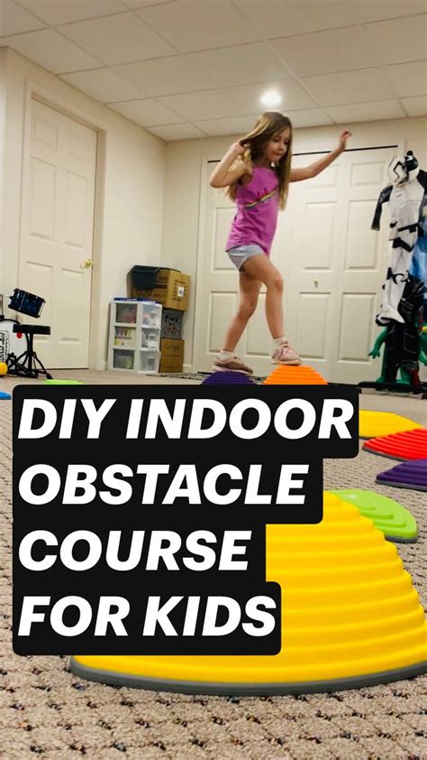 Diy Indoor Obstacle Course For Kids Kids Obstacle Course Toddler