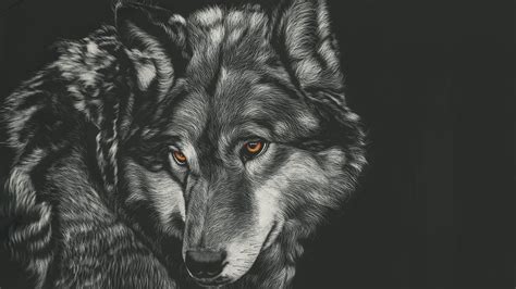 2560x1440 Wolf Painting 4k 1440p Resolution Hd 4k Wallpapersimages
