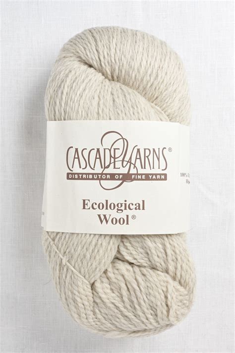 Cascade Ecological Wool 8017 Platinum Wool And Company Fine Yarn