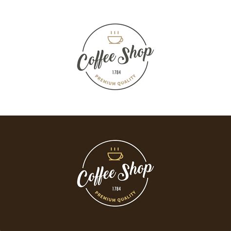 Coffee Shop Logo Vector Vector Art At Vecteezy