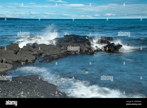 Lóndrangar Impressive Rock Formation On The West Shores Of Iceland On A