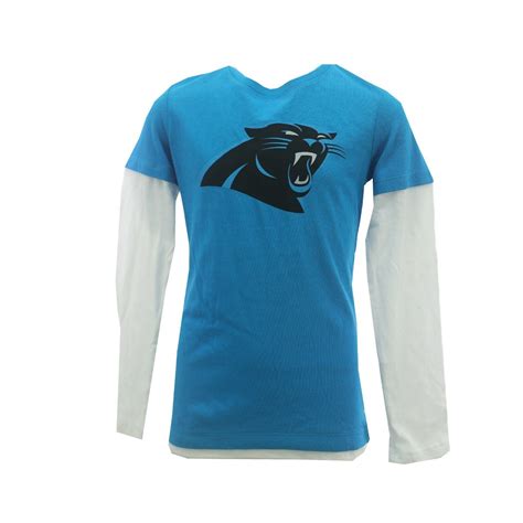 Nfl Carolina Panthers Official Girls Youth Size Team Apparel Long