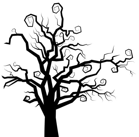 Spooky Tree Clipart Clipart Best