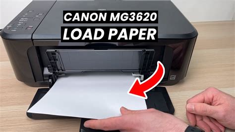 Canon Pixma Mg3620 Printer How To Load Paper Youtube