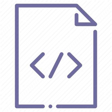 Code Document File Html Icon Download On Iconfinder