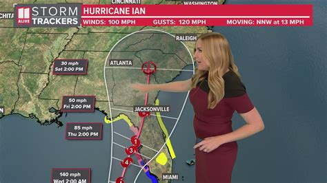 Monday 8 Pm Update Hurricane Ian Path And Track Of Hurricane