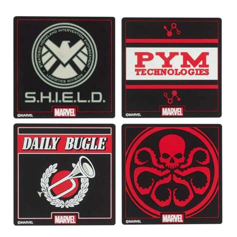 Marvel Official Coaster Set At Mighty Ape Nz