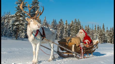 Santa Claus Father Christmas In Lapland Finland Videos Rovaniemi