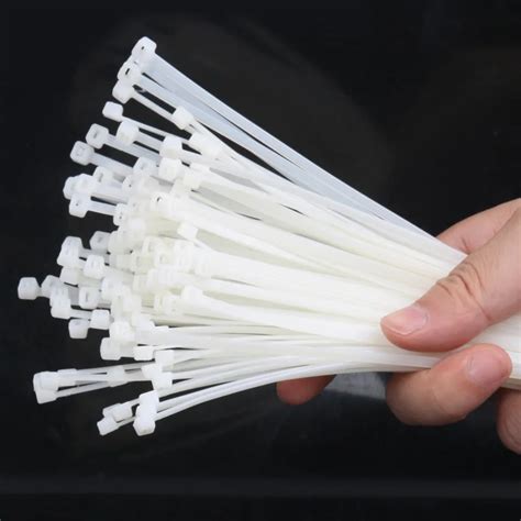 400pcslot White 4200mm Plastic Self Locking Type Cable Tie 27200mm