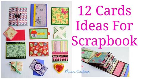 I love making handmade paper cards for all sorts of holidays and occasions. How to make Scrapbook Pages/ 12 Birthday Card Ideas/ DIY Birthday Scrapbook Part Two - YouTube