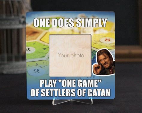 photo frame settlers of catan meme t for gamer in stock etsy catan settlers of catan